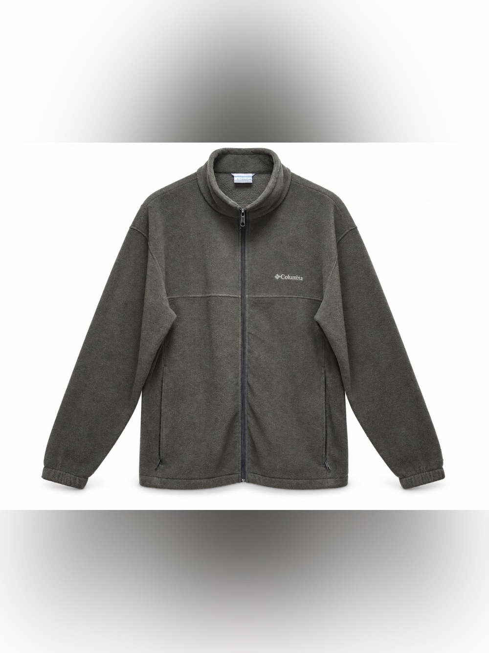 Columbia Sportswear Men’s XXL Full Zip Fleece Jacket Dark Olive Outdoor